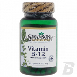 Swanson Vitamin B12 500mcg - 100 kaps.