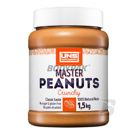 UNS Master Peanut Crunchy - 1500g