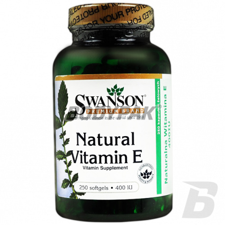 Swanson Natural Vitamin E 400 IU - 250 kaps.