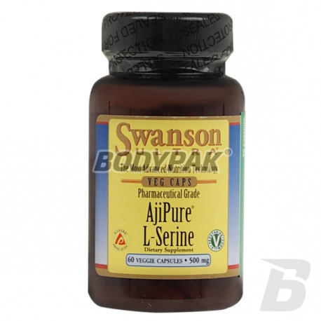 Swanson AjiPure L-Seryna 500mg - 60 kaps.