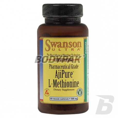 Swanson AjiPure L-Methionine 500mg - 60 kaps.