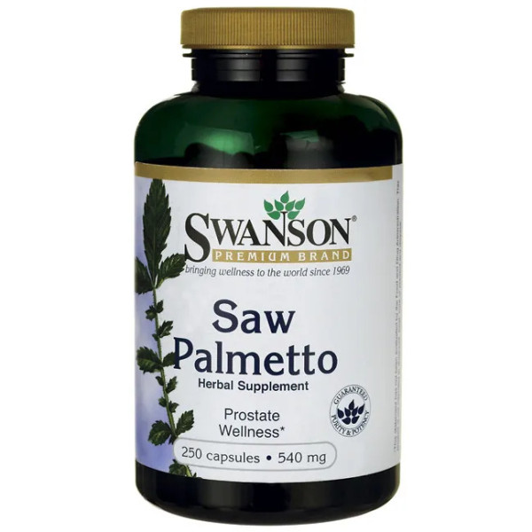 Swanson Saw Palmetto 540mg - 250 kaps.