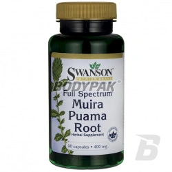 Swanson FS Muira Puama Root 400mg - 90 kaps.