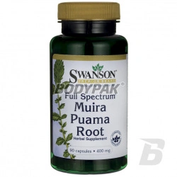 Swanson Full Spectrum Muira Puama Root 400mg - 90 kaps.