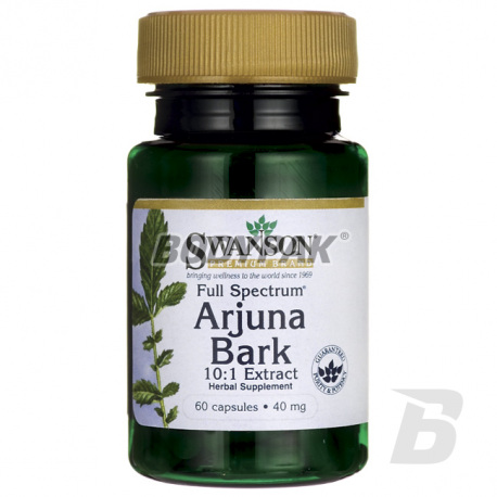 Swanson FS Arjuna Bark 10:1 40mg - 60 kaps.