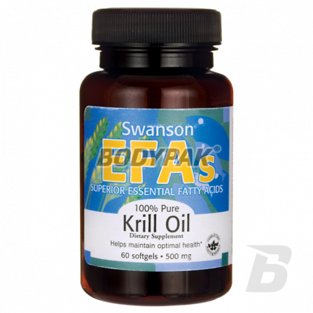 Swanson EFAs Krill Oil 500mg - 60 kaps.