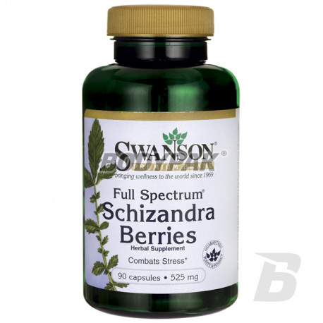 Swanson Full Spectrum Schizandra Berries 525mg - 90 kaps.