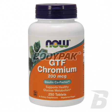 NOW Foods GTF Chromium - 250 tabl.