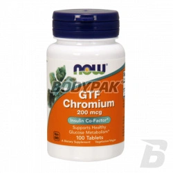 NOW Foods GTF Chromium - 100 tabl.
