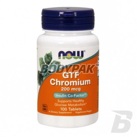 NOW Foods GTF Chromium - 100 tabl.
