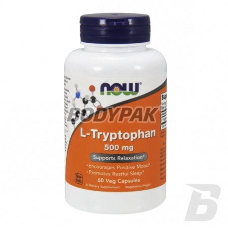 NOW Foods L-Tryptophan 500 mg - 60 kaps.