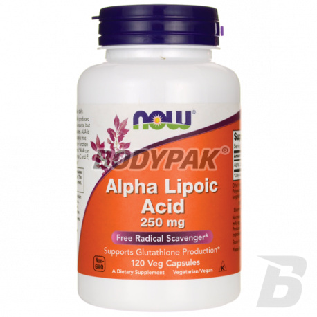 NOW Foods Alpha Lipoic Acid 250mg - 120 kaps.