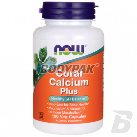 NOW Foods Coral Calcium Plus Mag & Vit.D - 100 kaps.