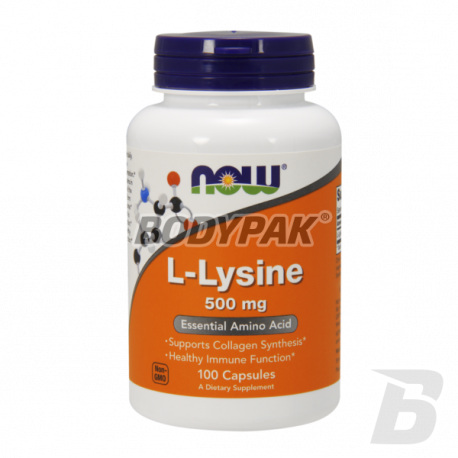 NOW Foods L-Lysine 500mg - 100 kaps.