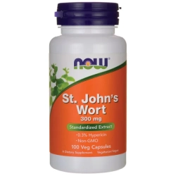 NOW Foods St. John's Wort 300mg - 100 kaps.