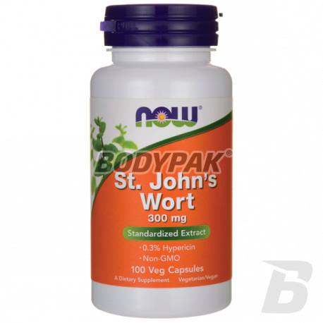 NOW Foods St. John's Wort 300mg - 100 kaps.