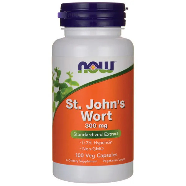 NOW Foods St. John's Wort 300mg - 100 kaps.