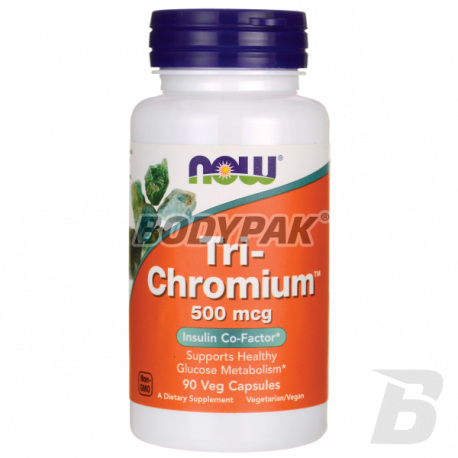 NOW Foods Tri-Chromium Cinnamon - 90 kaps.