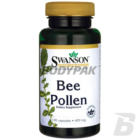 Swanson Bee Pollen 400mg - 100 kaps.