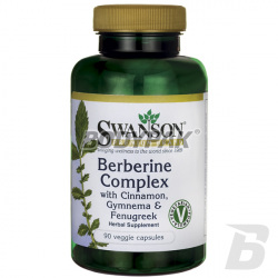 Swanson Berberine Complex with Cinnamon, Gymnema & Fenugreek - 90 kaps.