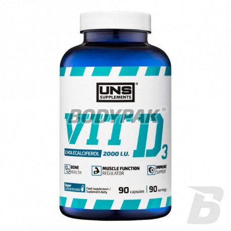 UNS Vit. D3 - 90 kaps. FREE