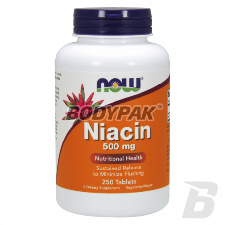 NOW Foods Niacin - 250 tabl.