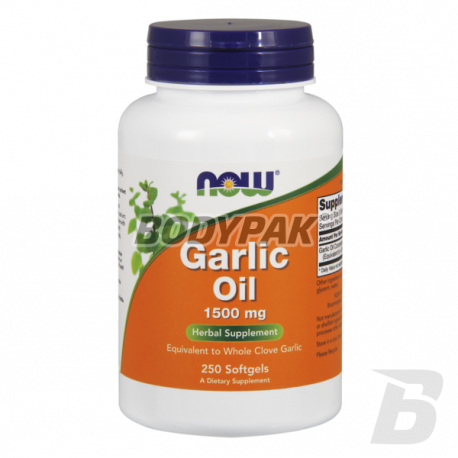 NOW Foods Garlic Oil 1500mg - 250 kaps.