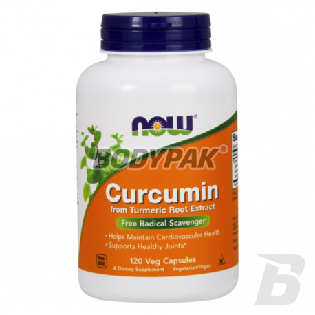 NOW Foods Curcumin - 120 kaps.
