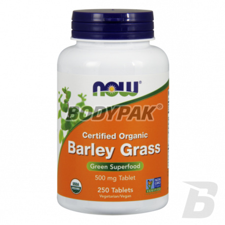 NOW Foods Barley Grass 500mg - 250 tabl.