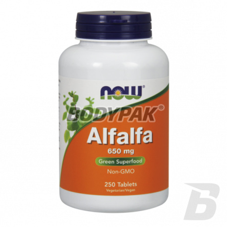 NOW Foods Alfalfa 650mg - 250 tabl.