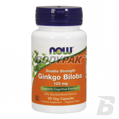 NOW Foods Ginkgo Biloba 120 mg - 50 kaps.