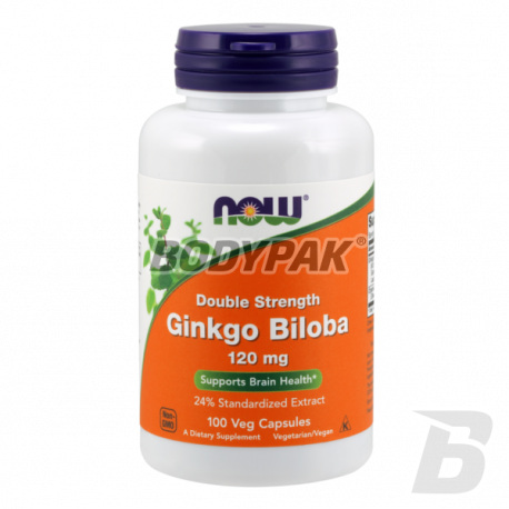 NOW Foods Ginkgo Biloba 120 mg - 100 kaps.