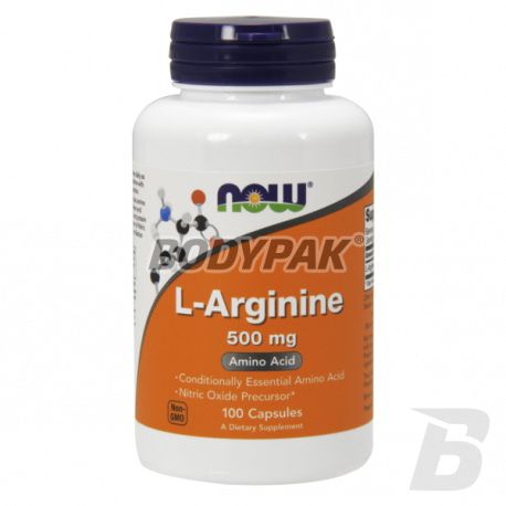 NOW Foods L-Arginine 500 mg - 100 kaps. 