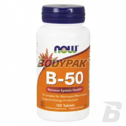 NOW Foods Vitamin B-50 - 100 kaps.