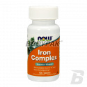 NOW Foods Iron Complex - 100 tabl.
