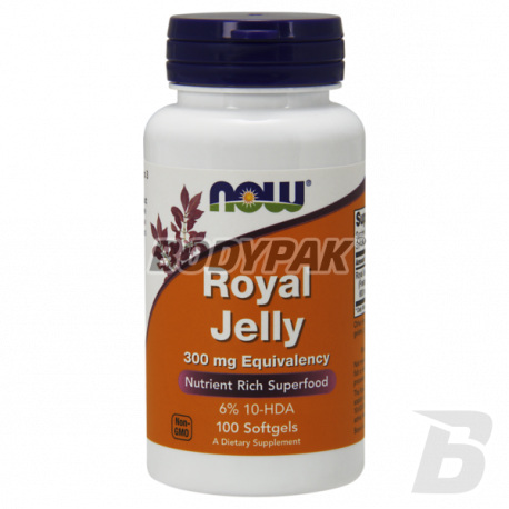 NOW Foods Royal Jelly 300mg - 100 kaps.