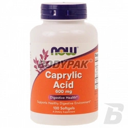 NOW Foods Caprylic Acid 600 mg - 100 kaps.