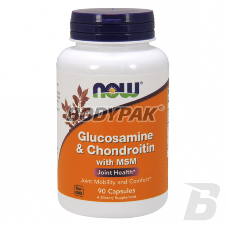 NOW Foods Glucosamine & MSM - 90 kaps.