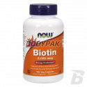 NOW Foods Biotin 5000mcg - 120 kaps.