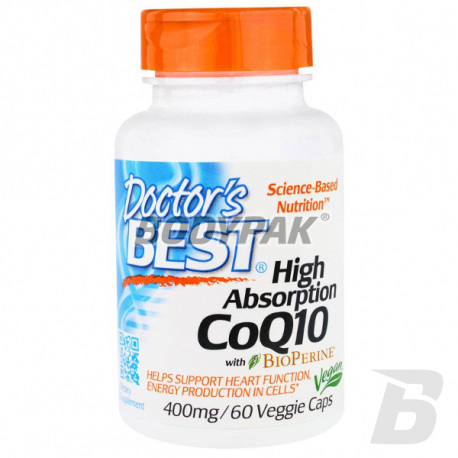Doctor's Best CoQ10 BioPerine 400mg - 60 kaps.