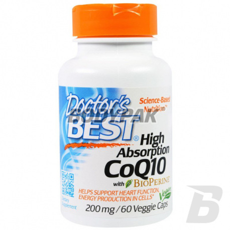 Doctor's Best CoQ10 BioPerine 200mg - 60 kaps.
