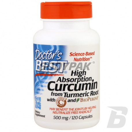 Doctor's Best Curcumin C3 Complex 500mg - 120 kaps.