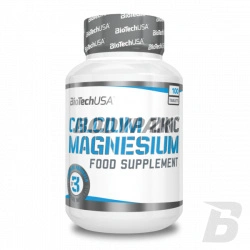 BioTech Calcium Zinc Magnesium - 100 tabl.