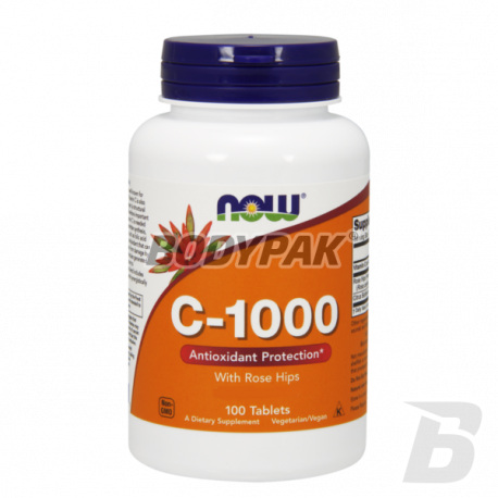 NOW Foods Vitamin C-1000 Rose Hips - 100 tabl.