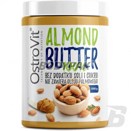 Ostrovit 100% Almond Butter Smooth - 1000g