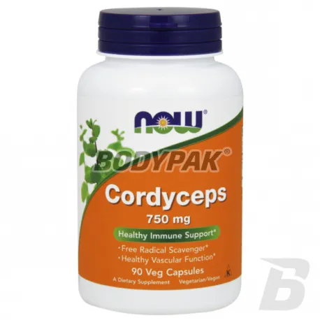 NOW Foods Cordyceps 750mg 90 kaps.