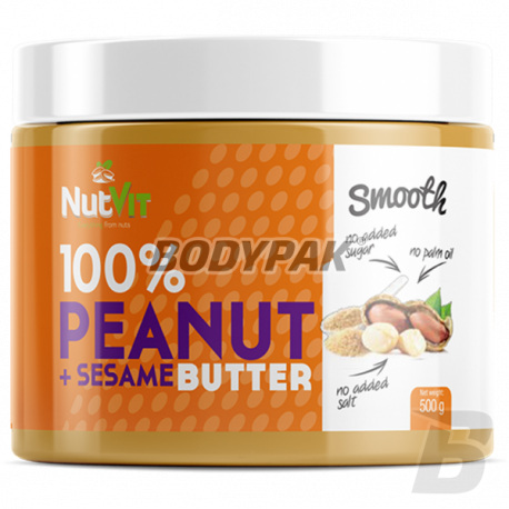 Ostrovit NutVit 100% Peanut + Sesame Butter - 500g