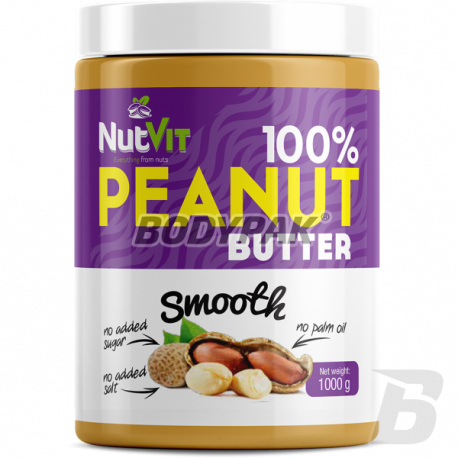 Ostrovit NutVit 100% Peanut Butter Smooth - 1000g 