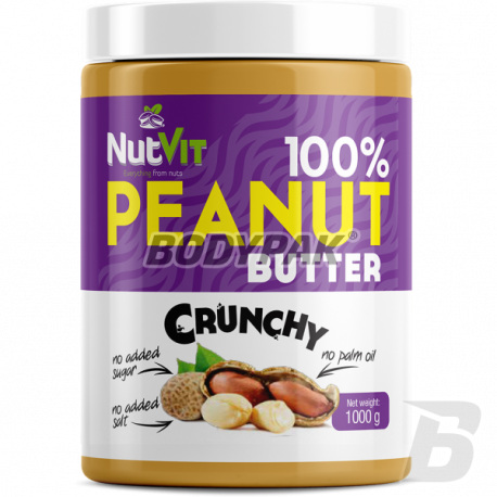 Ostrovit NutVit 100% Peanut Butter Crunchy - 1000g