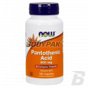 NOW Foods Pantothenic Acid 500mg - 100 kaps.